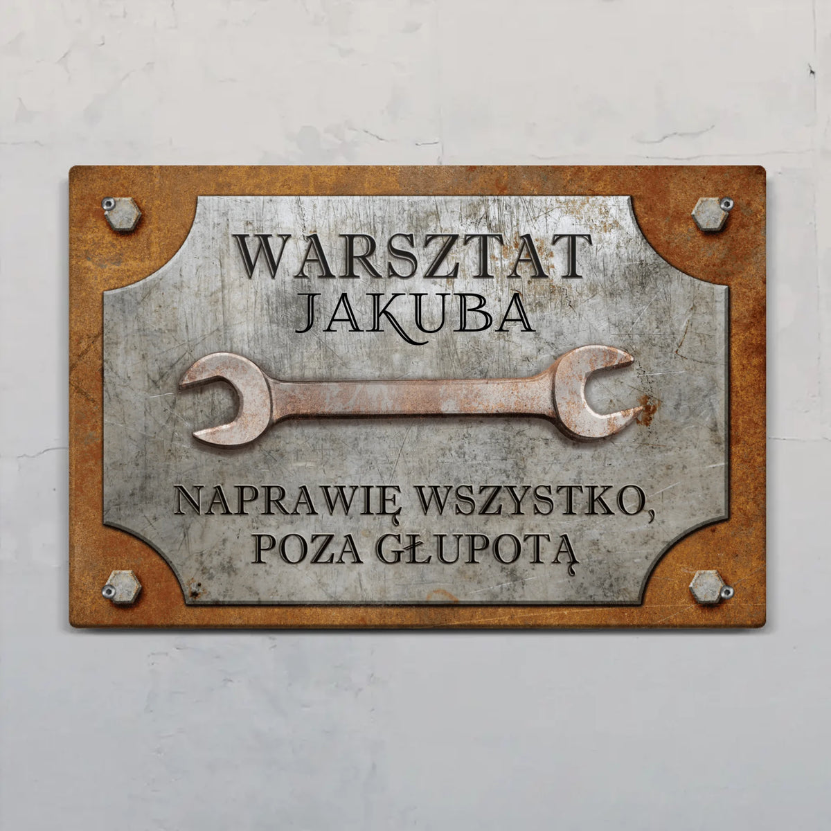Dla złotej rączki - szyld na drzwi dla majsterkowiczów