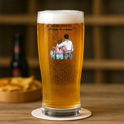 Personalisiertes Geschenk - Pilsglas 400ml - mit persönlichem Aufdruck